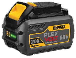 Baterias de lítio DEWALT XR 20V, ideais para ferramentas industriais, com diversas capacidades e carregadores bivolt.