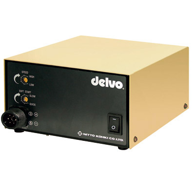 Controlador de precisão Delvo DLC4511 com ajuste de velocidade, ESD e partida suave para parafusadeiras industriais.