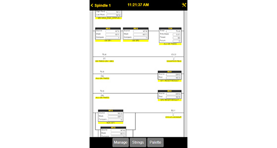 Painel de controle Stanley SC Controller com IHM touchscreen para controle de ferramentas de torque e rebitadores industriais em linhas de montagem automatizadas.