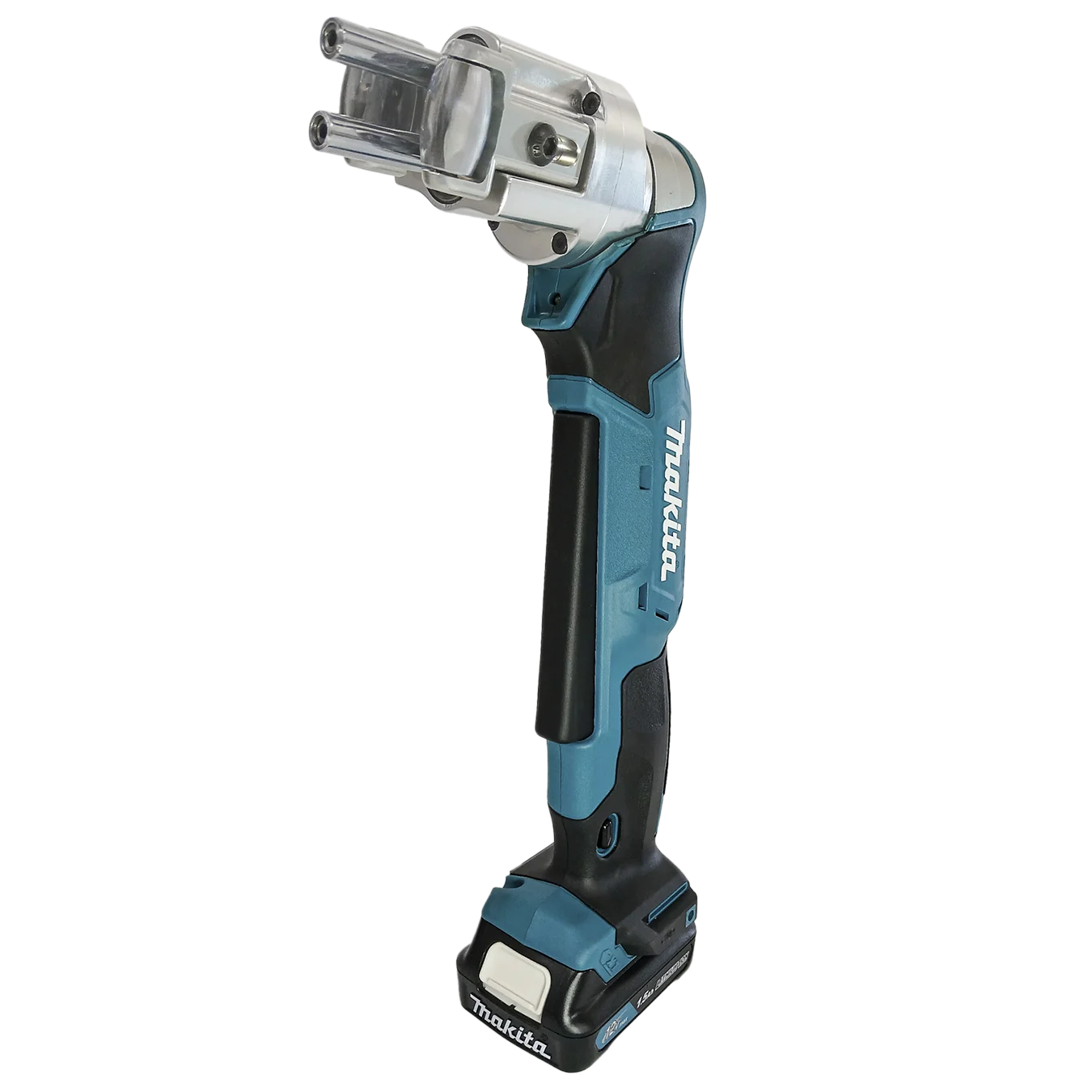 Ferramenta RollForm Compact FARCC da M. Shimizu, ideal para vedação industrial em áreas de difícil acesso, com cabeçote anodizado e corpo leve, aplicada na indústria automotiva.